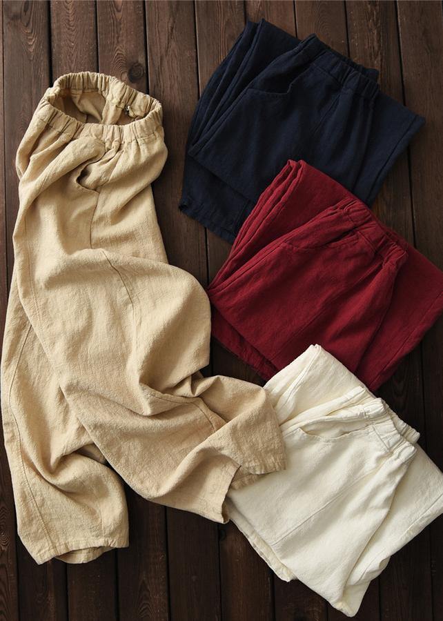 Cotton Linen Ramie Yoga Pants