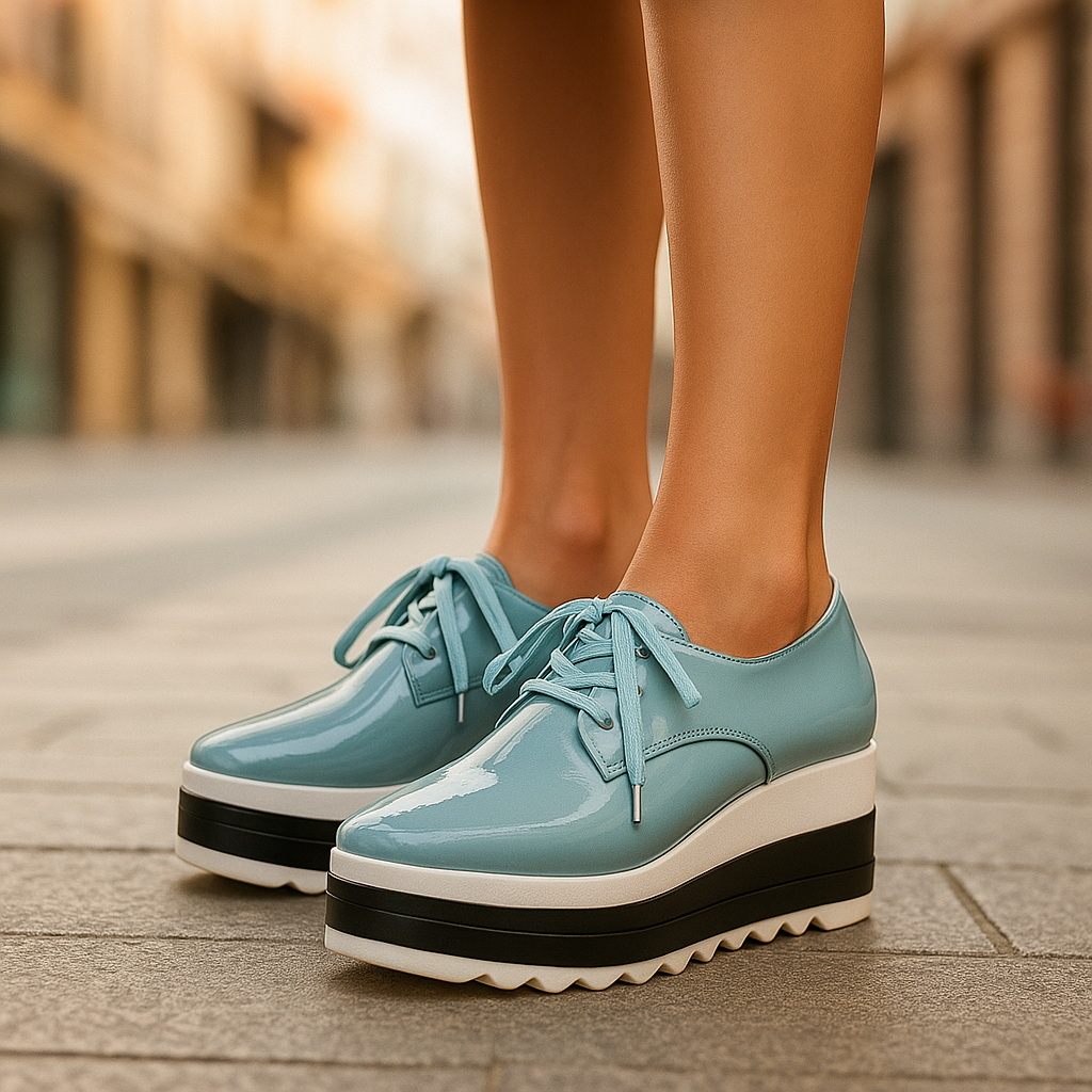 Verona | Gloss Orthopedic Platform Sneaker