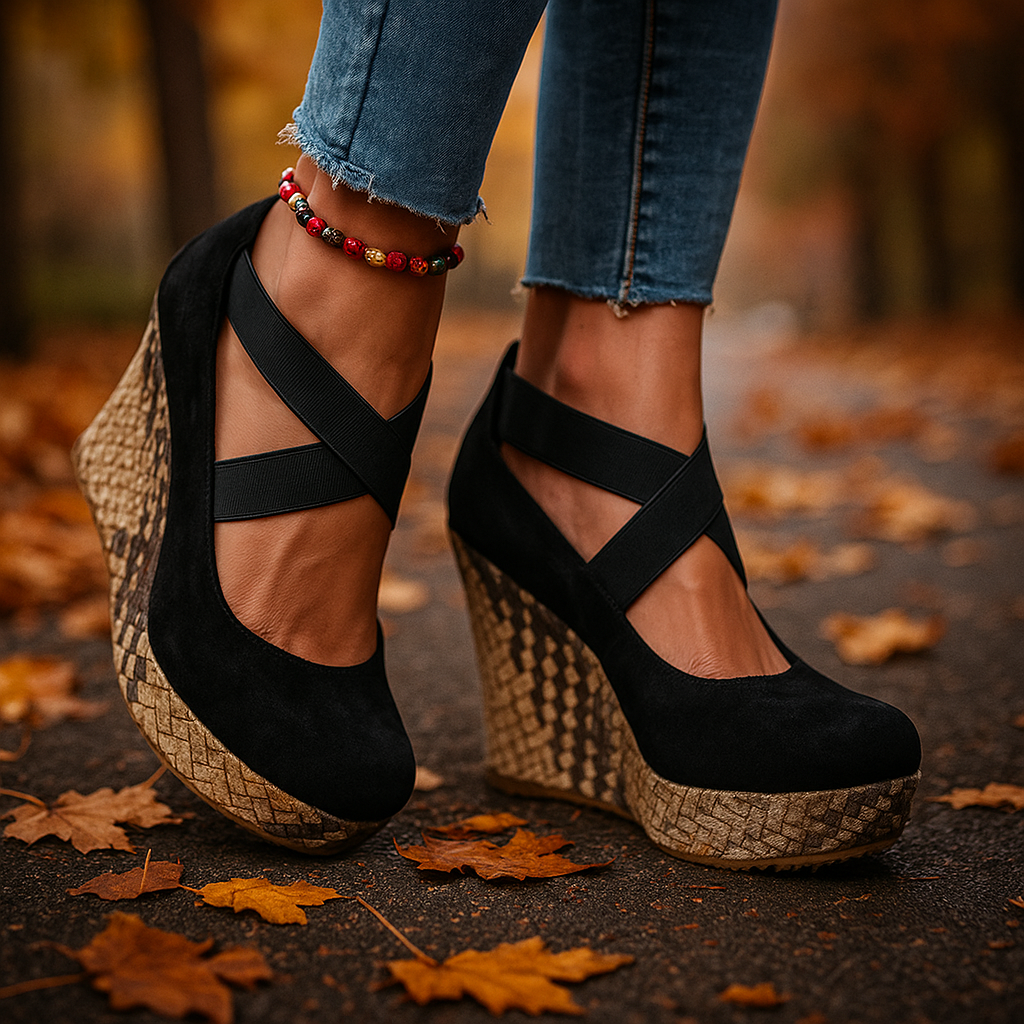 Serova | Orthopedic Cross-Strap Wedge