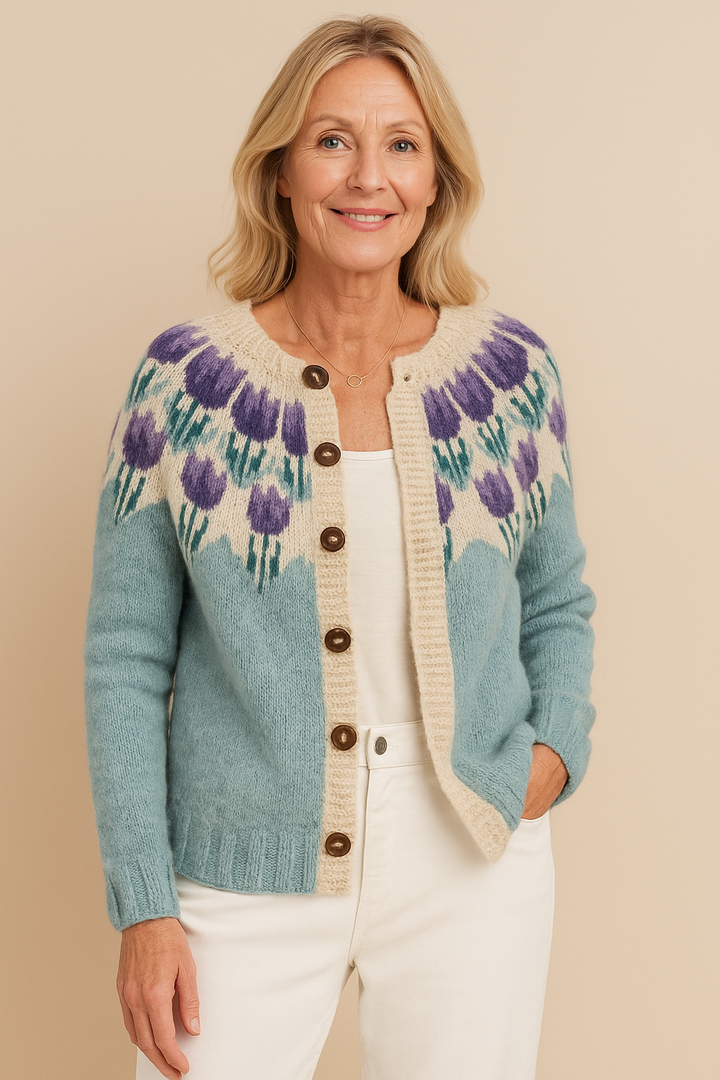Keira | Floral Knit Jumper