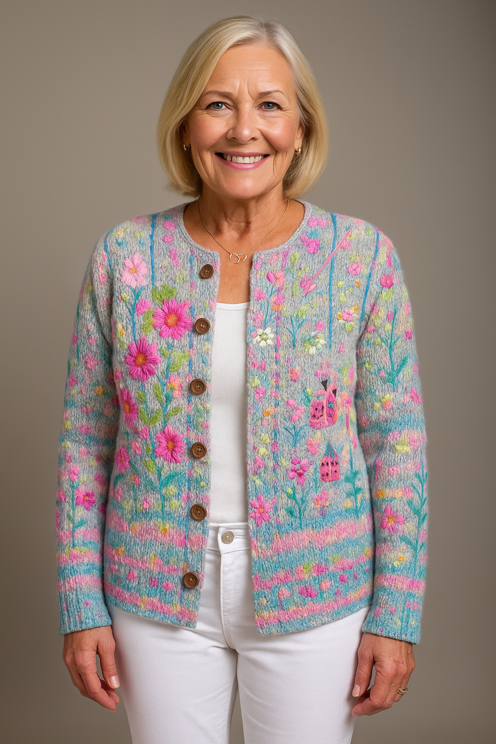 Lena | Elegant Floral Print Vest