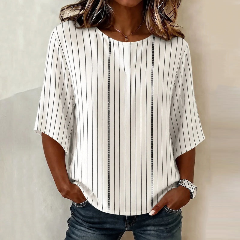 Romy | Striped Blouse