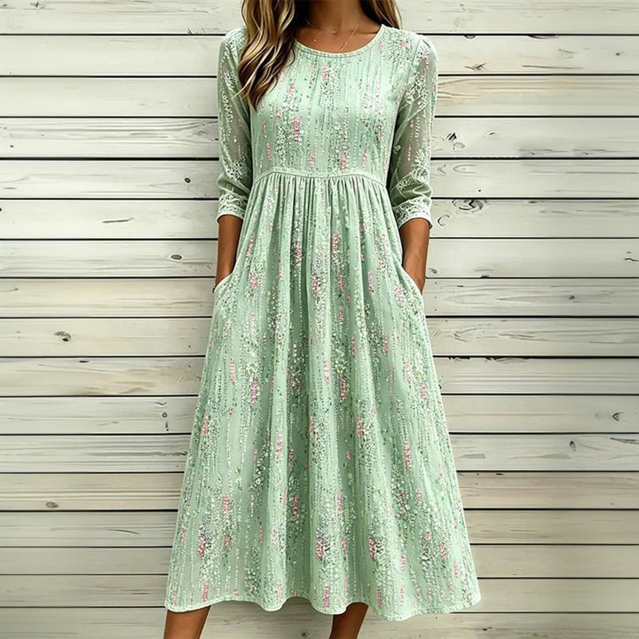 Aria | Vintage Dress with Floral Pattern