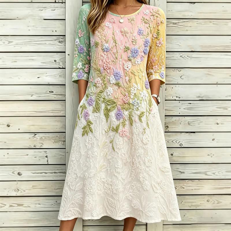 Ivy | Casual Dress with Floral Pattern