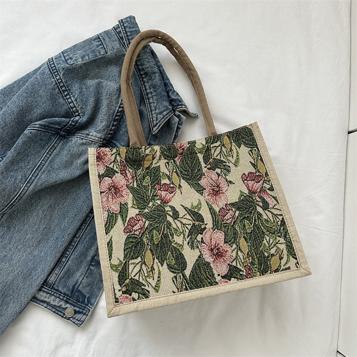 Ruby | Vintage Floral Pattern Bag