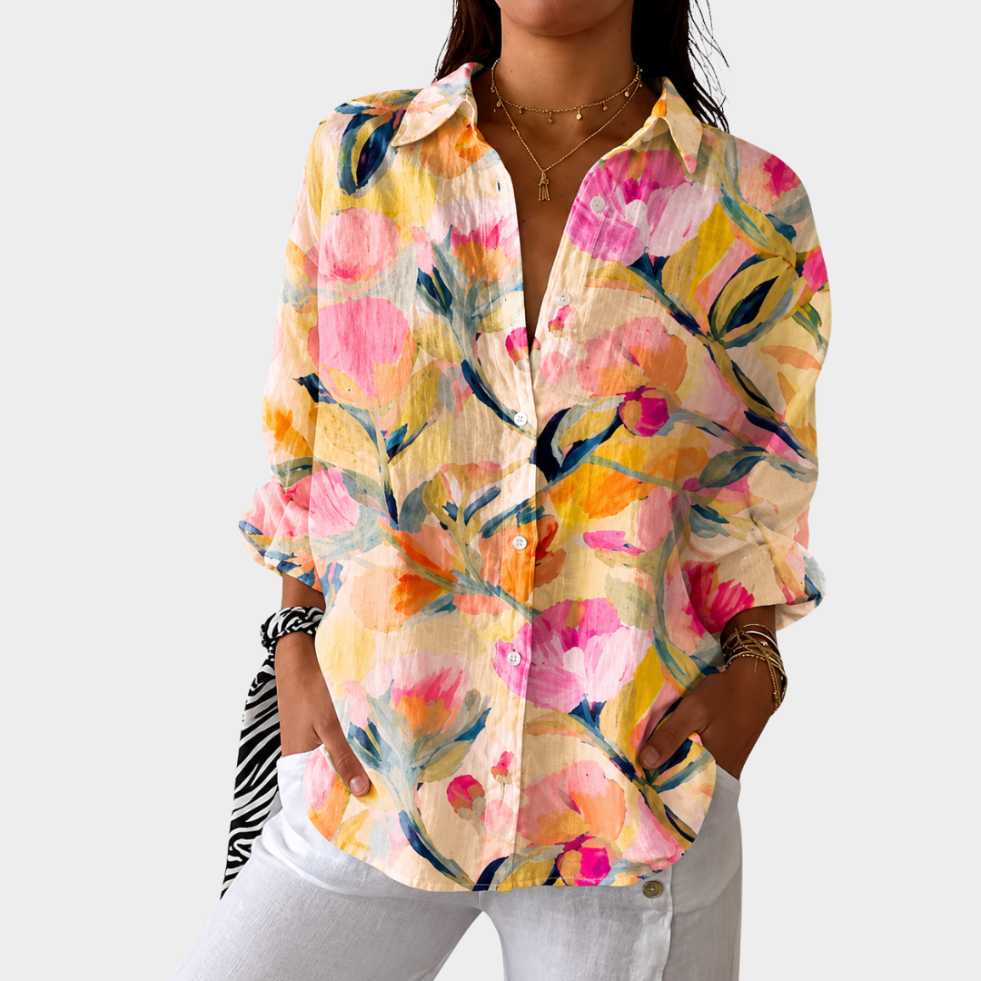 Ottoline | Colourful Print Blouse