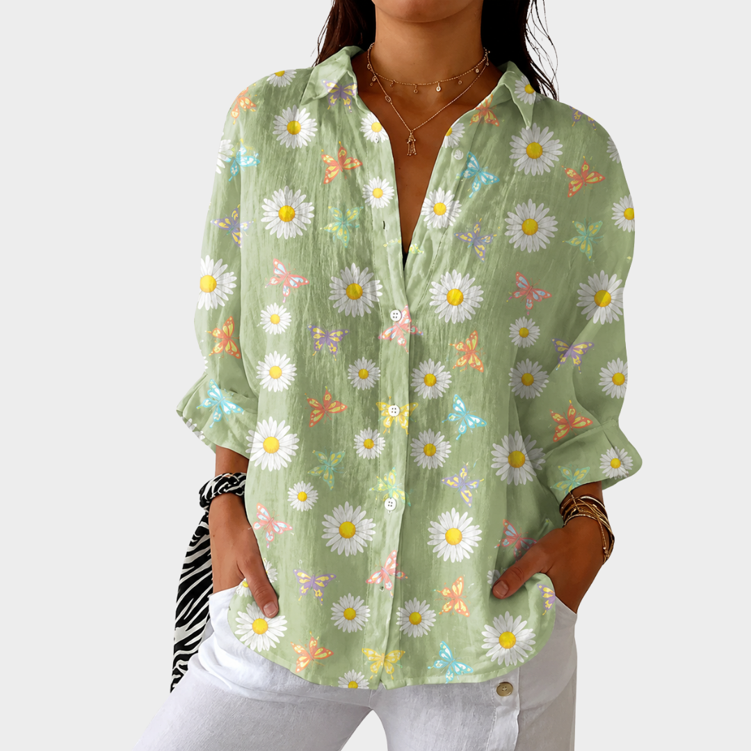 Colette | Colourful Print Blouse