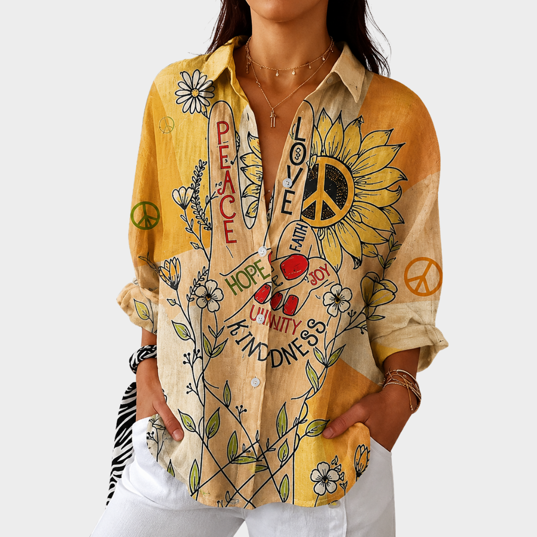 Seraphine | Colourful Print Blouse