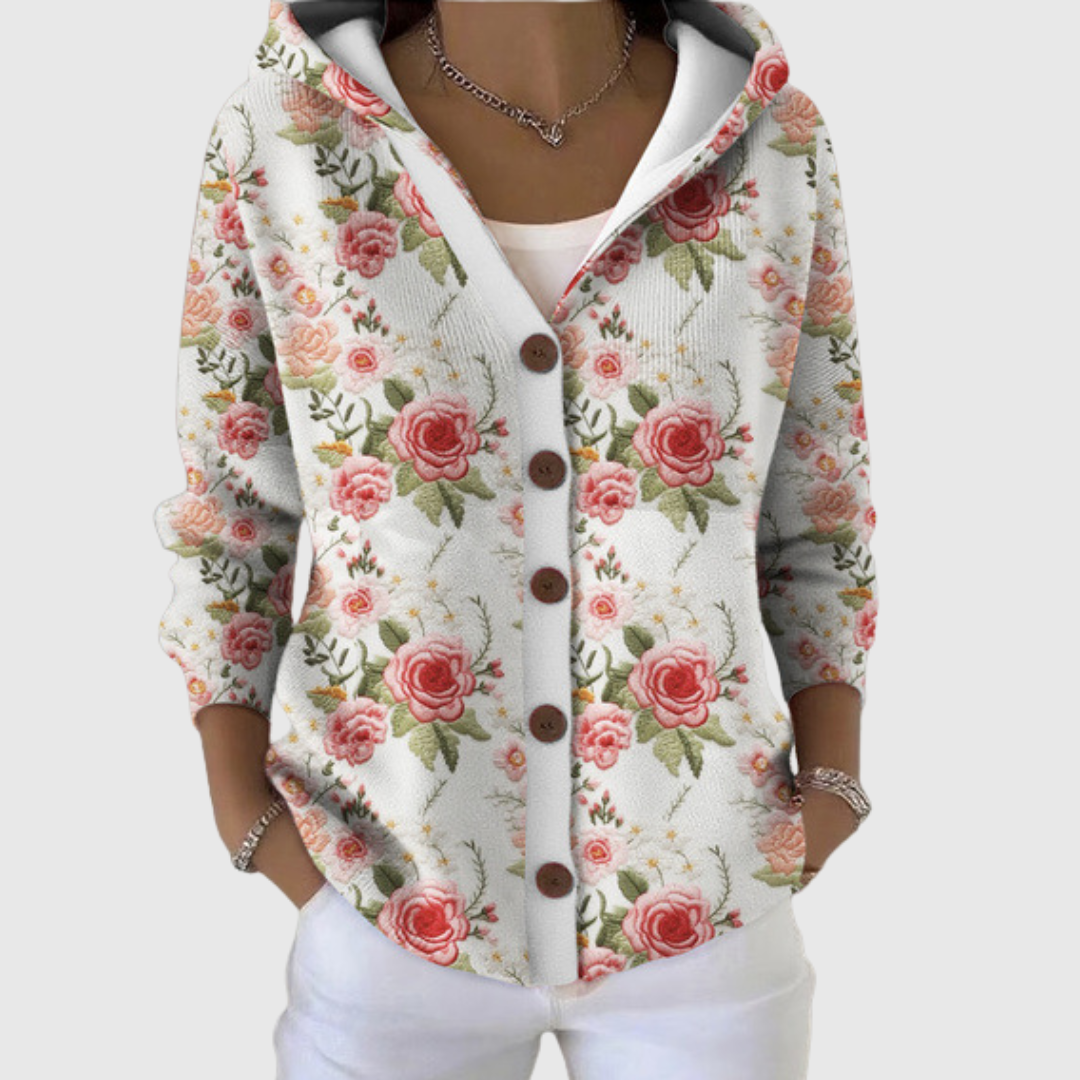 Cassia | Knit Hoodie Cardigan