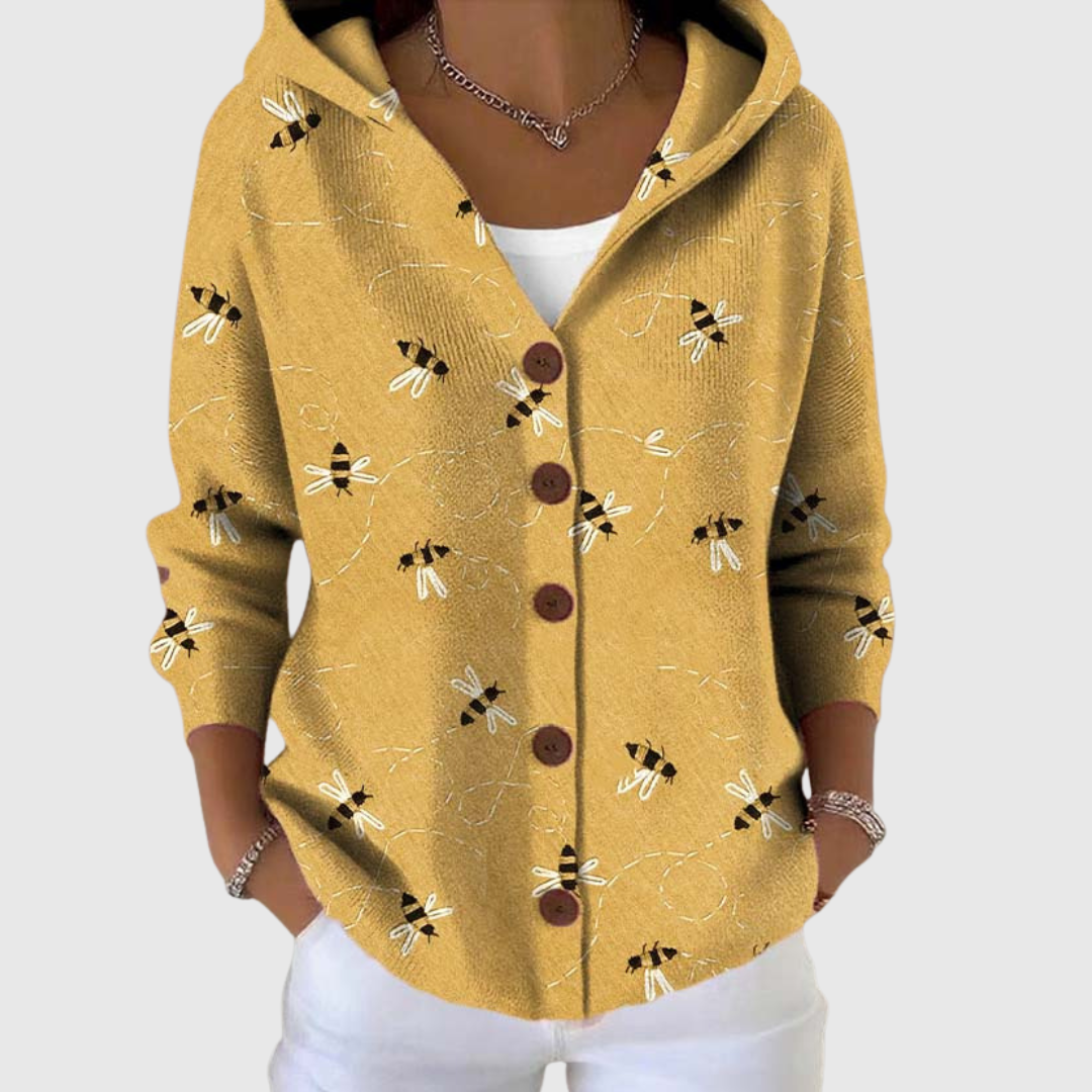 Solveig | Knit Hoodie Cardigan