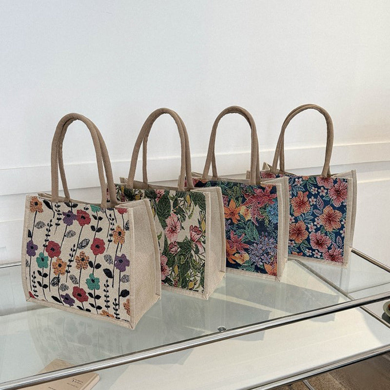 Ruby | Vintage Floral Pattern Bag