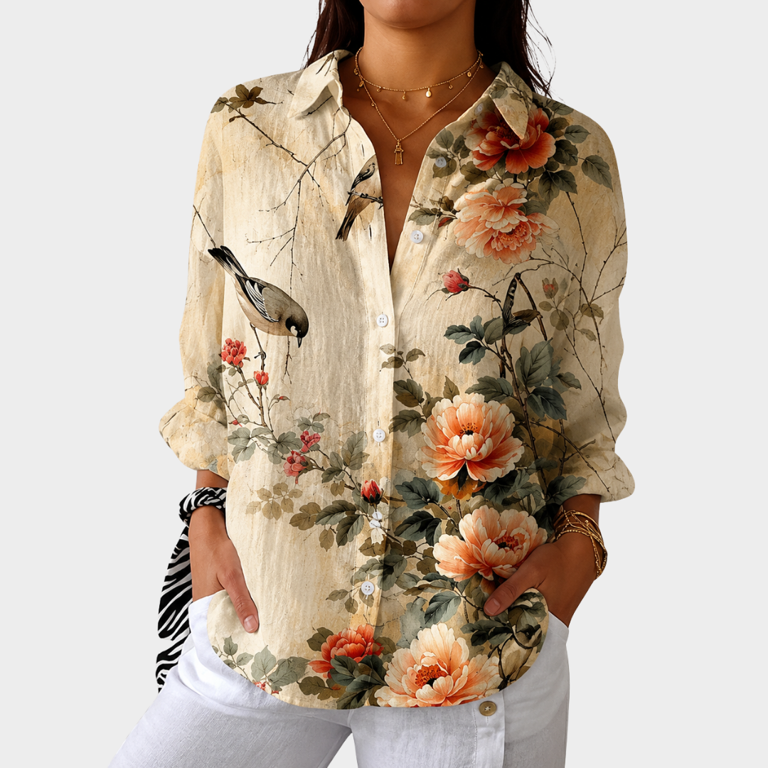 Romy | Colourful Print Blouse