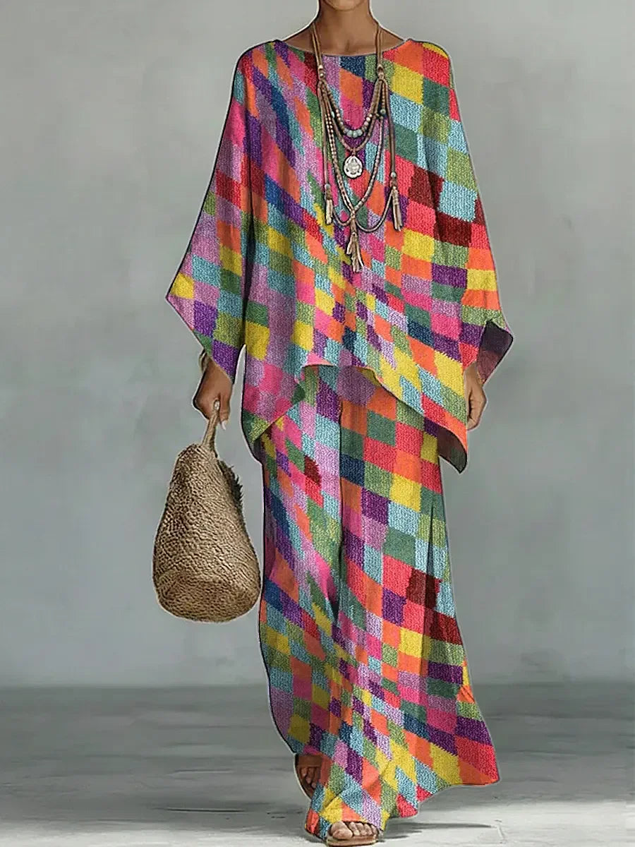 Frida | Printed Comfort Set with Soft, Airy Fabric