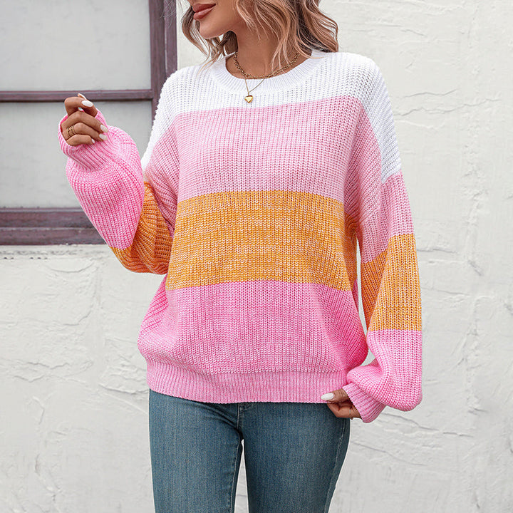 Ivy | Colour-Block Knit Jumper