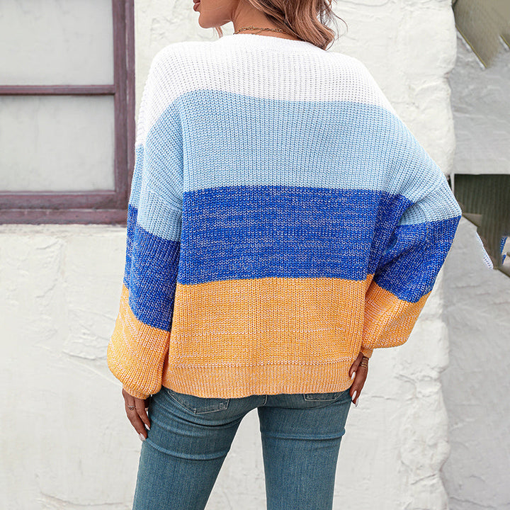 Ivy | Colour-Block Knit Jumper