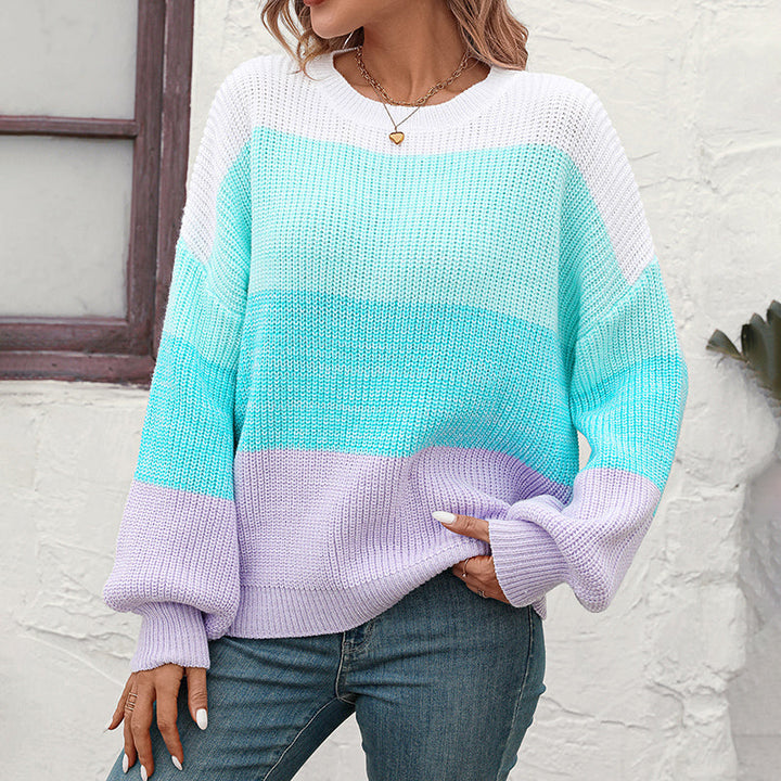 Ivy | Colour-Block Knit Jumper