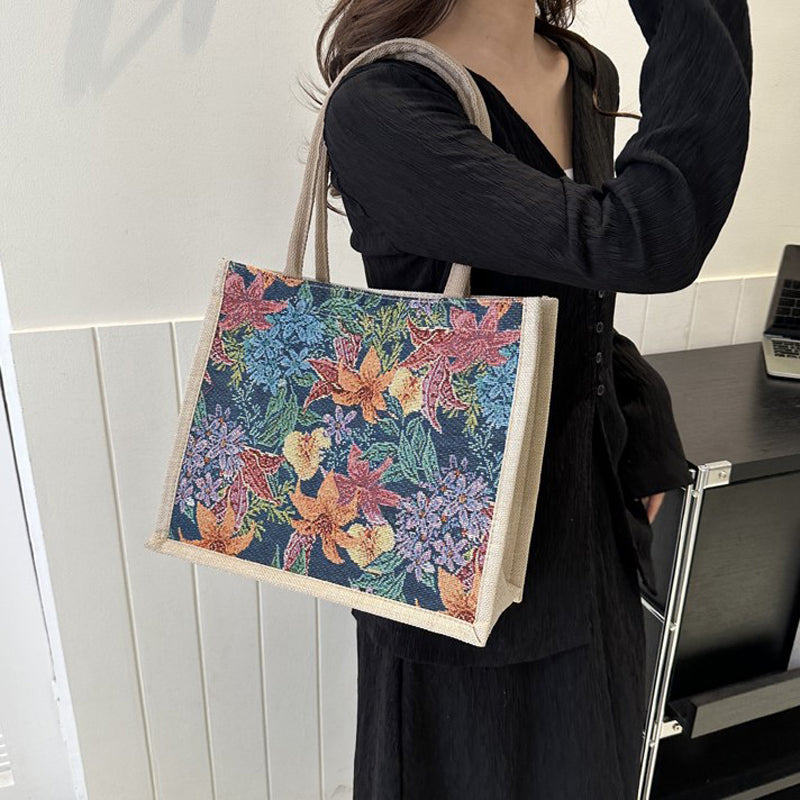 Ruby | Vintage Floral Pattern Bag