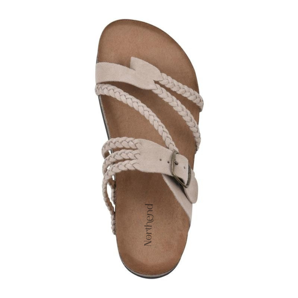 Adriana | Braided Cork Sandals