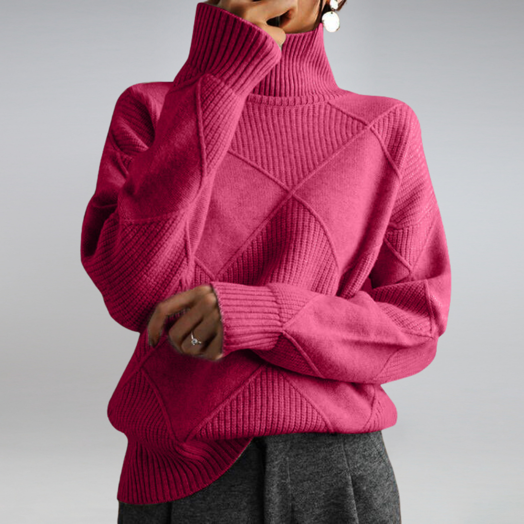 Ilse | Cashmere-Look Roll-Neck Jumper