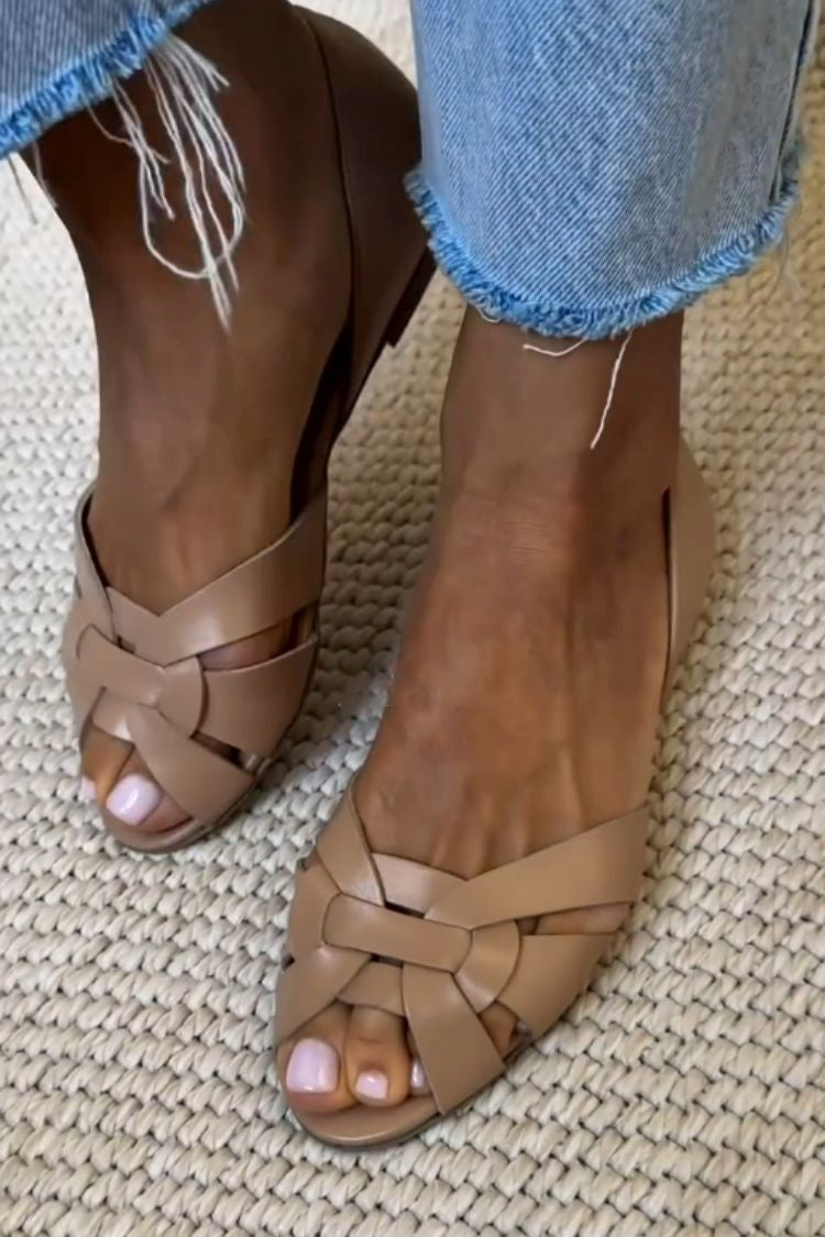 Mireya | Flat Open-toe Espadrilles for Summer