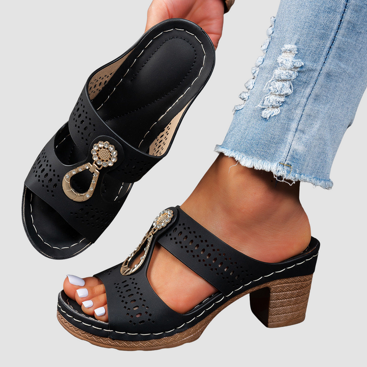 Isabella | Comfortable Orthopedic High Heel Sandals