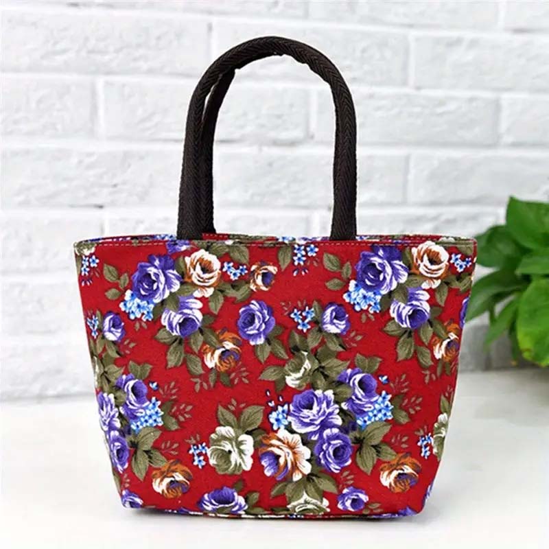 Nora | Vintage Floral Print Bag