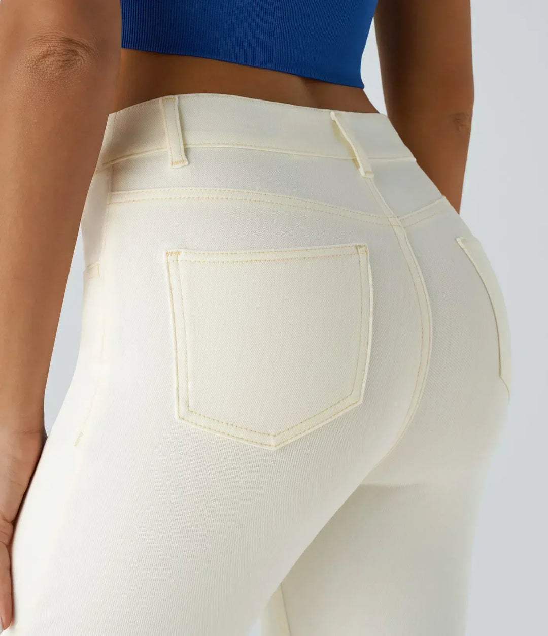 High Waist Elastic Comfort Pants
