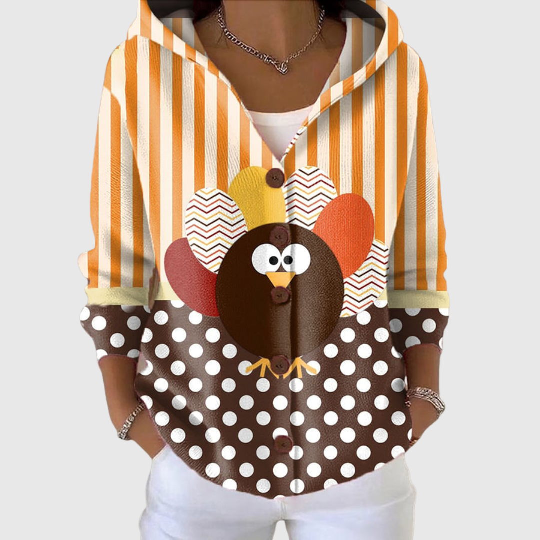 Delia | Knit Hoodie Cardigan