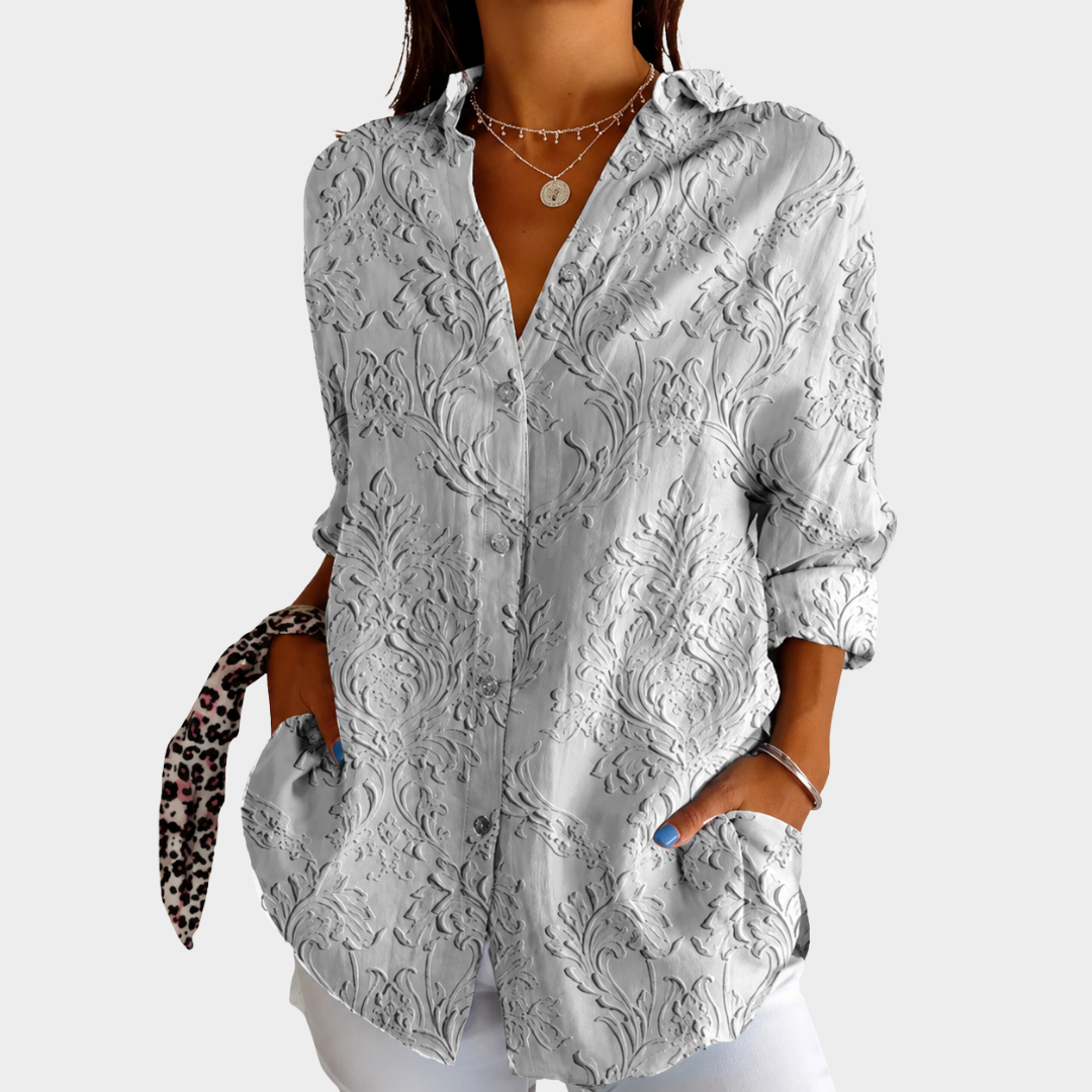 Ingrid | Colourful Print Blouse