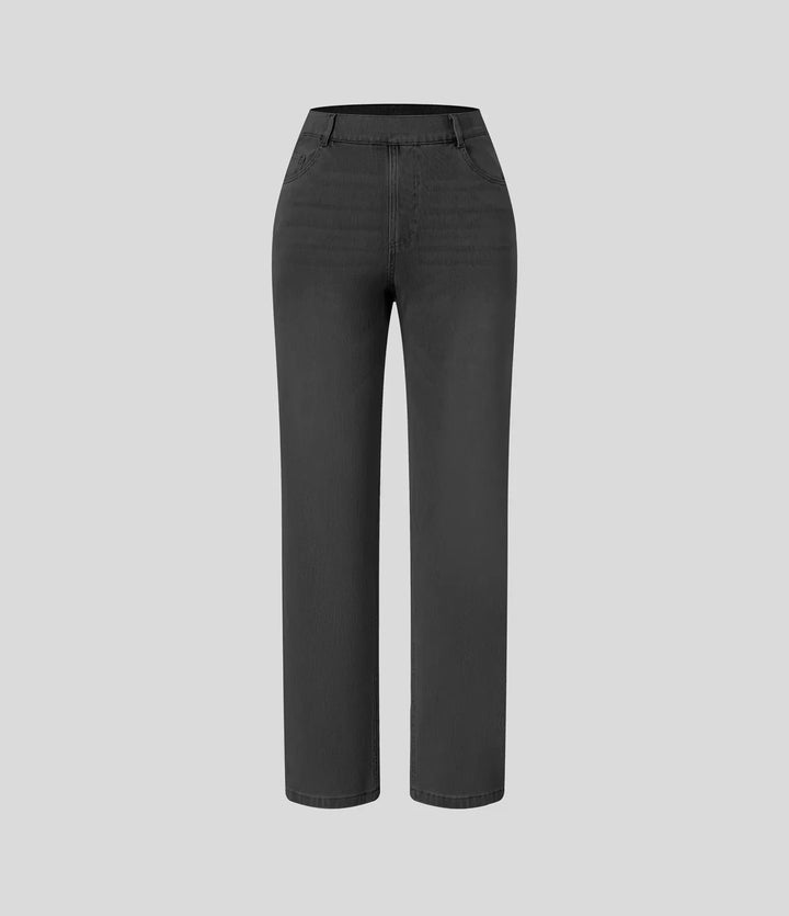 High Waist Elastic Comfort Pants