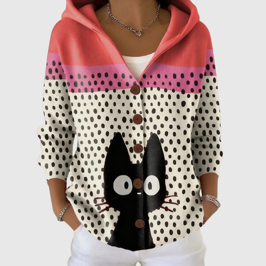 Petra | Knit Hoodie Cardigan