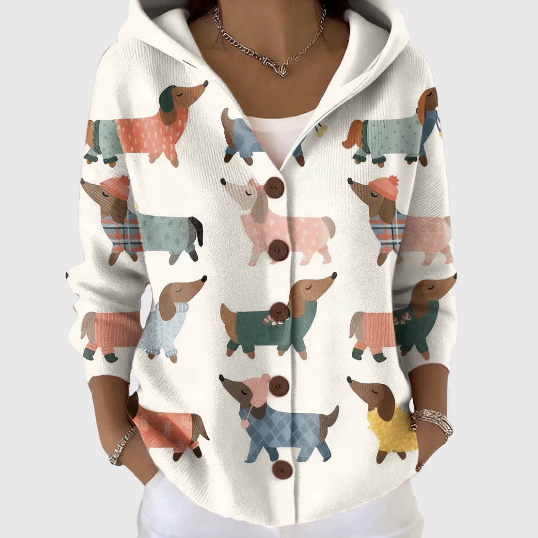 Liesel | Knit Hoodie Cardigan