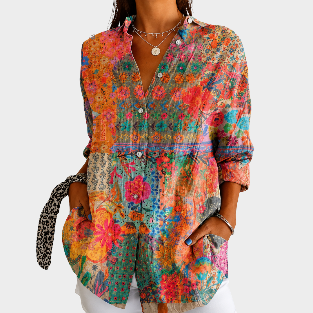 Bexley | Colourful Print Blouse