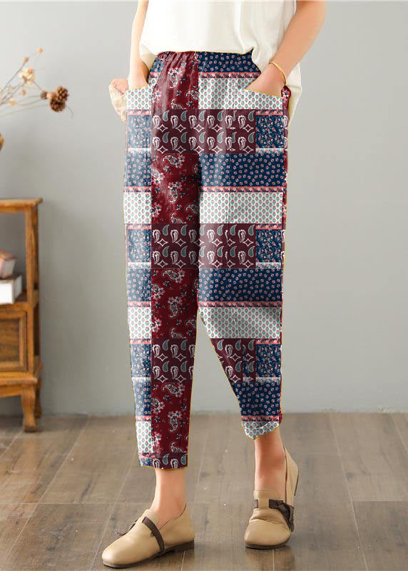 Yellow Cotton Linen Pocket Pants