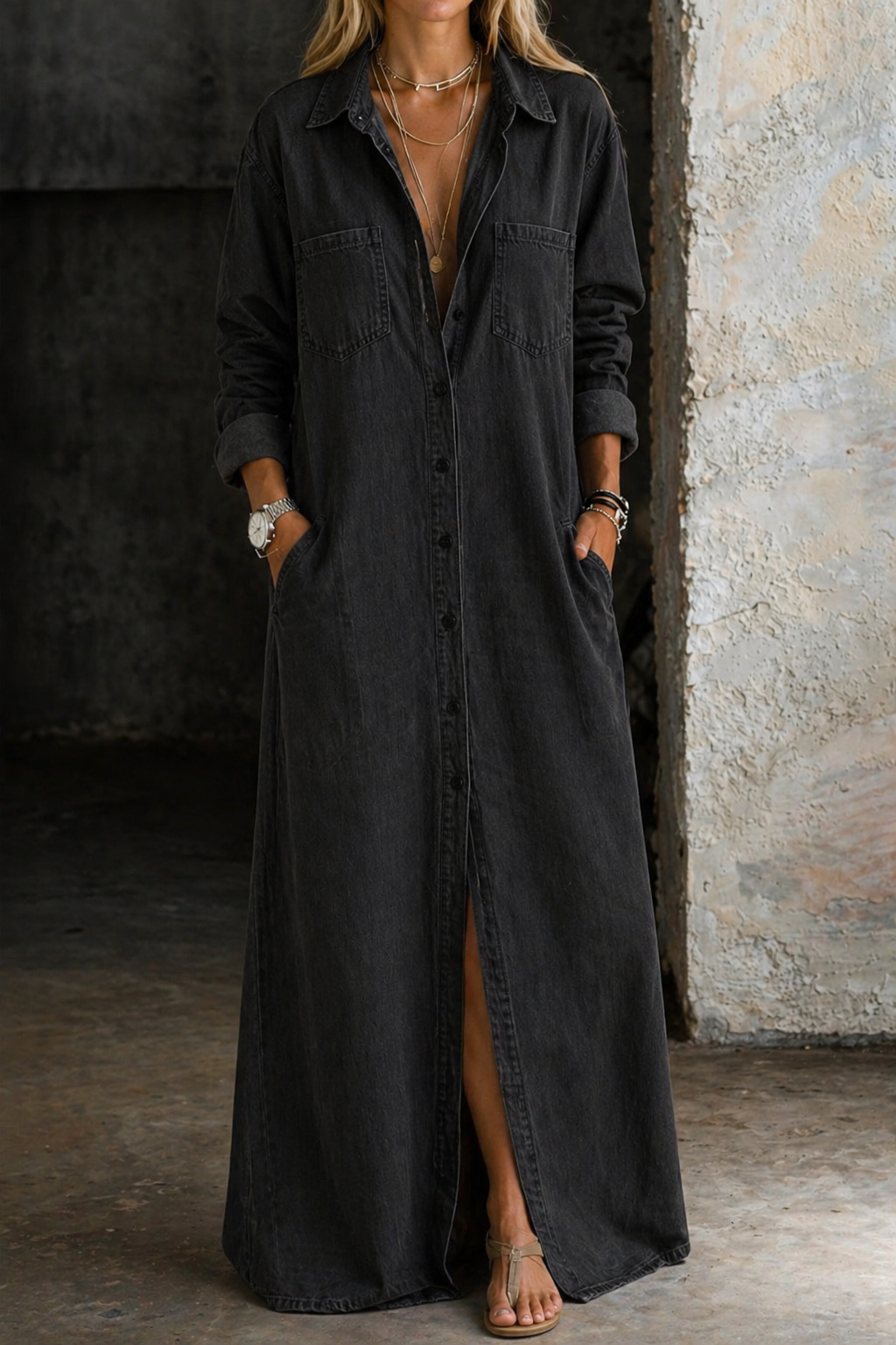 Diana | Relaxed Button-Up Dress