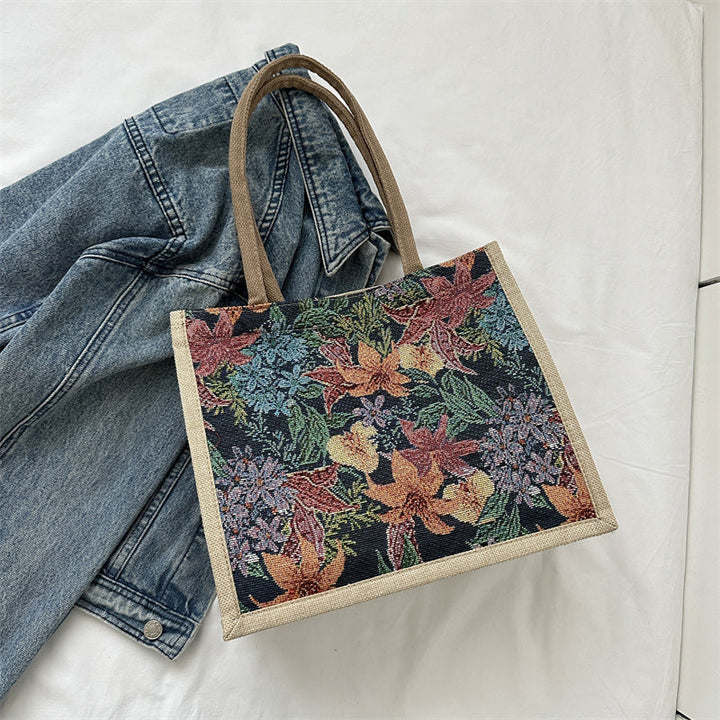 Ruby | Vintage Floral Pattern Bag