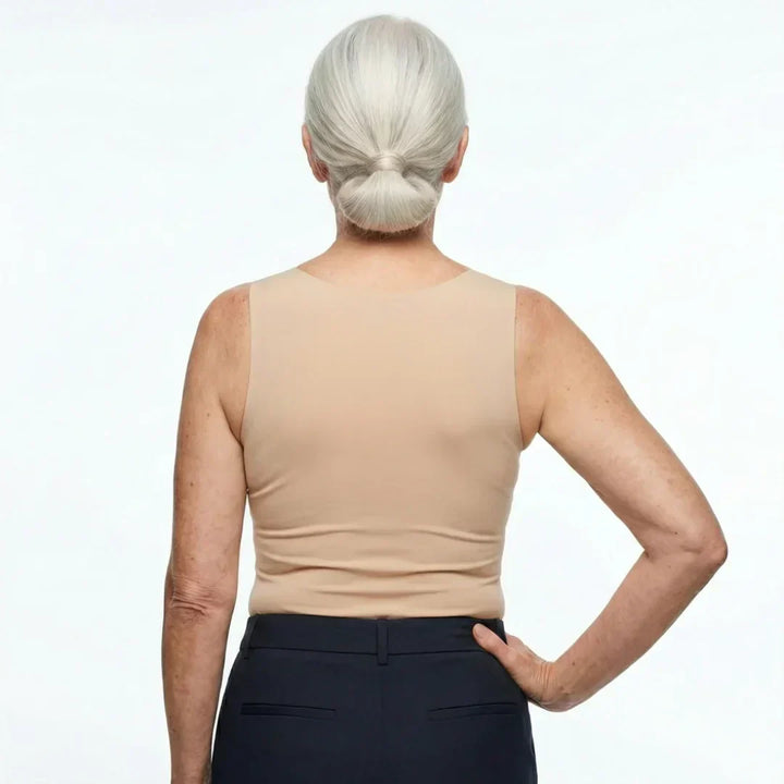 Lourdes Sleeveless Top with Built-in Bra