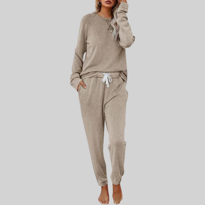 Jocelyn Casual Sweatpants Two-Piece Set