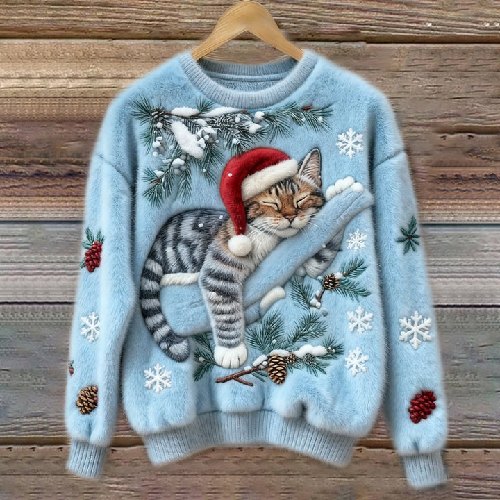 Tessa | Lazy Cat Knit Jumper