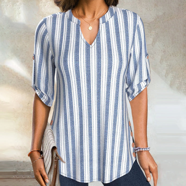 Thea | Striped Blouse