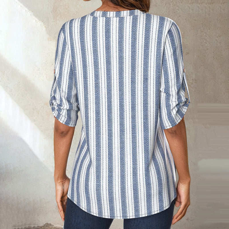 Thea | Striped Blouse