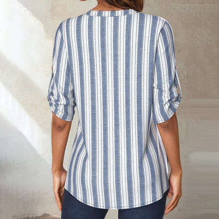 Thea | Striped Blouse