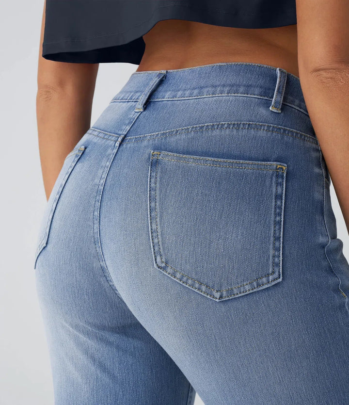High Waist Elastic Comfort Pants