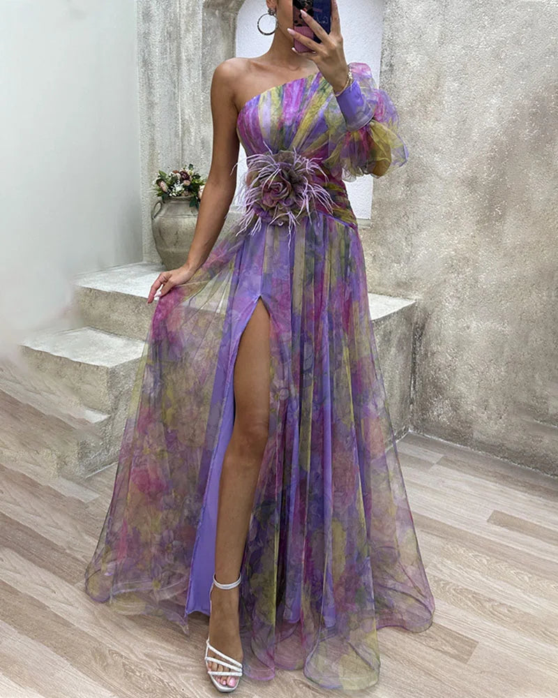 Elegant Split Maxi Dress