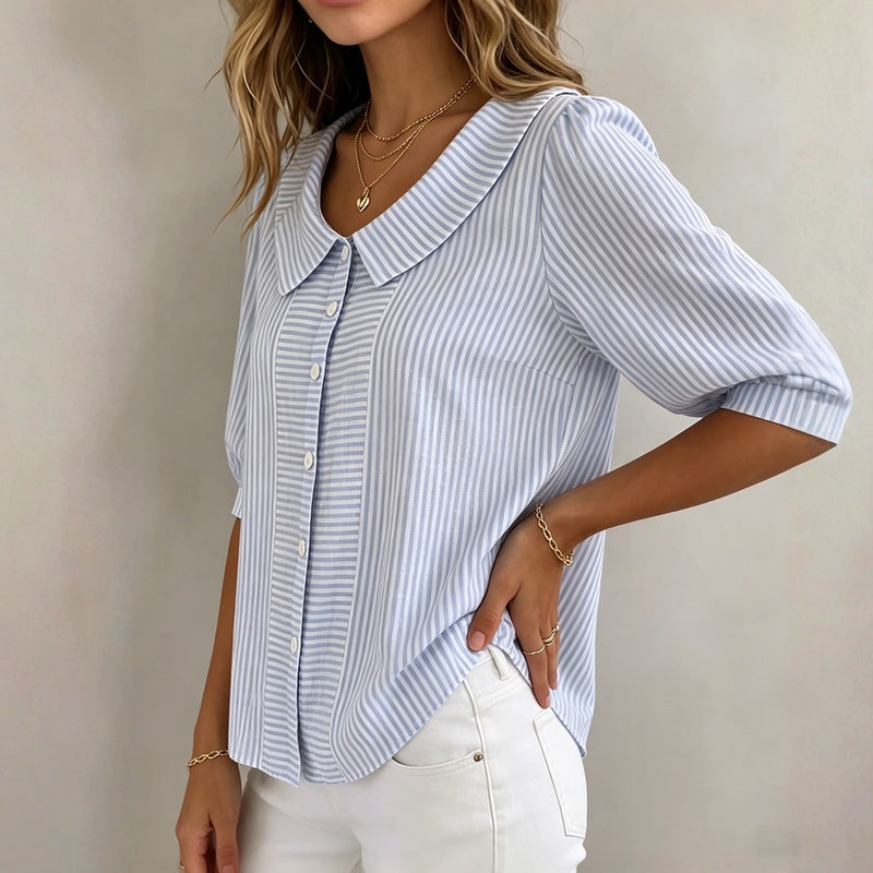 Wren | Striped Blouse