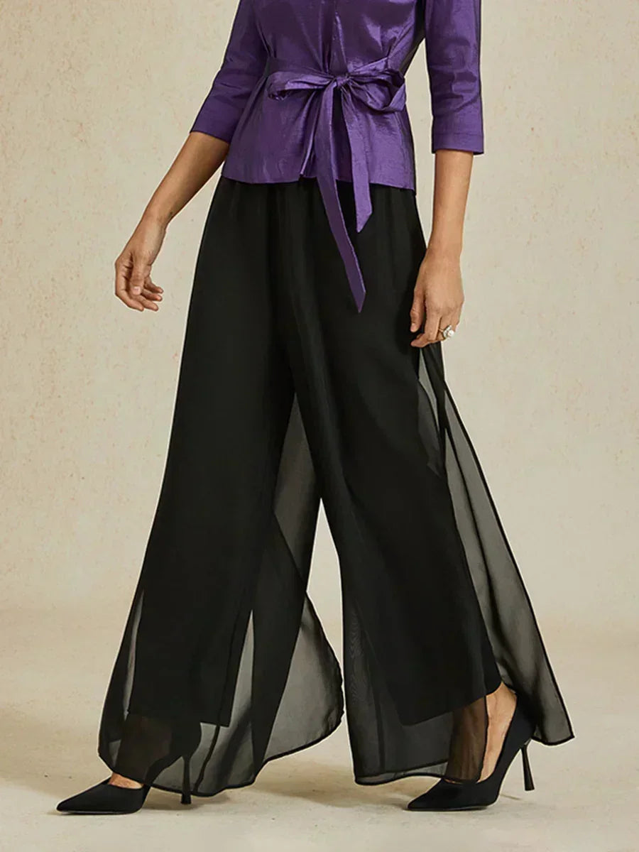 Delphine | Elegant Airy Wide-Leg Pants
