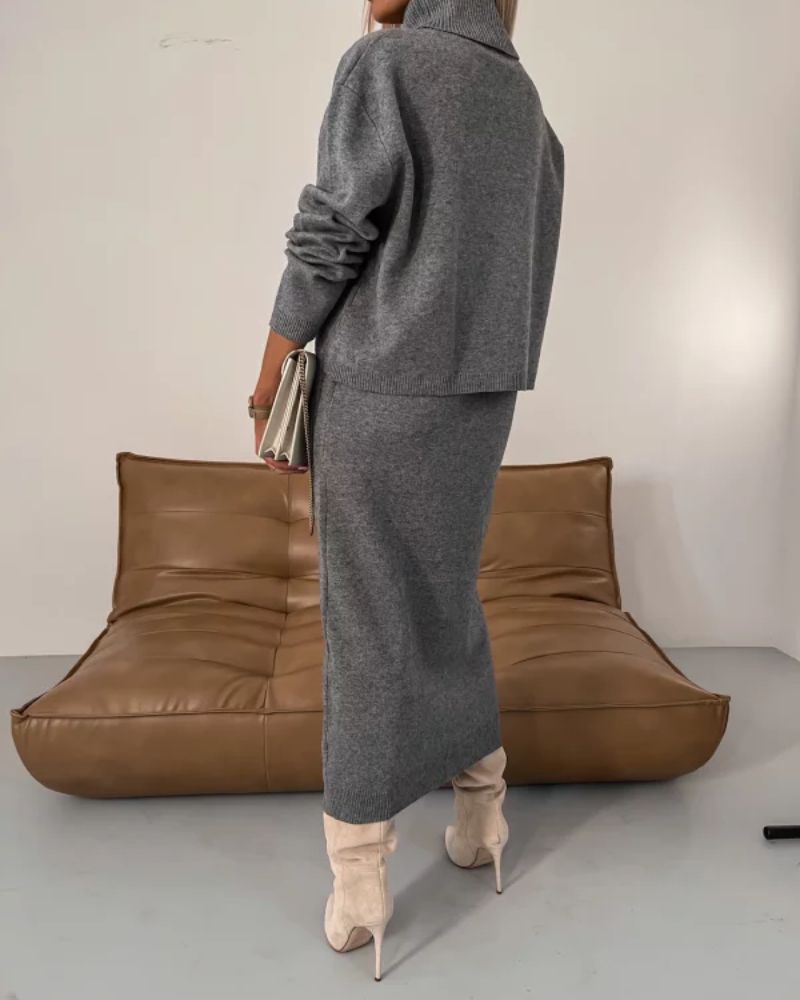 Dilia Elegant Knit Two-Piece Set