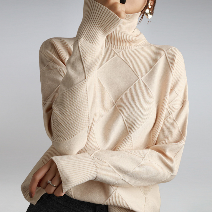 Ilse | Cashmere-Look Roll-Neck Jumper