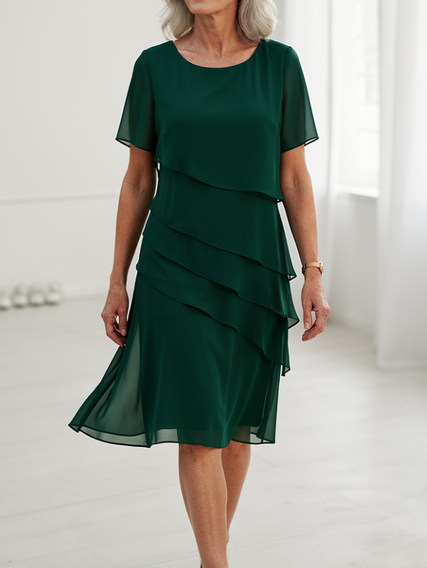Juliette | Elegant, Flowing Dress with Ruffles