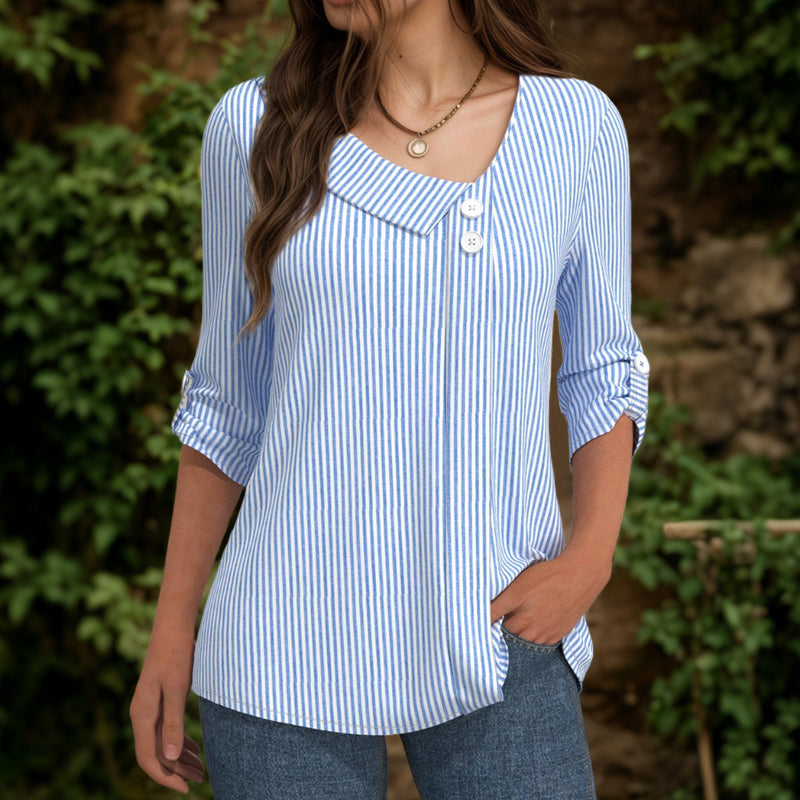Fern | Striped Blouse